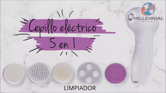 Cepillo de Limpieza Facial Eléctrico 5 en 1